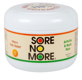 Sore No More Warm Pain Relief  8 oz. Jar