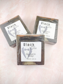 Black Tie glycerin soap