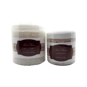 Red Satin Bordeaux Scrub & Bath Soak Bundle