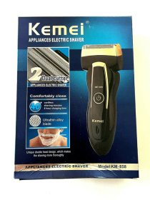 Kemei Rechargeable Dual Cutter Electric Foil Shaver Travel Size Wet Men's Km-2025