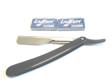 Barber Old Fashion Safety Handle + Disposable Double Edge Razor Blades Set