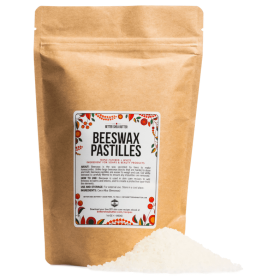 Beeswax Pellets, 100% Pure, White