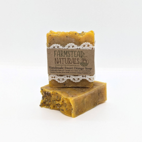 Handmade Sweet Orange Scrub Soap