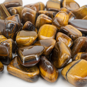 Tiger Eye | Tumbled | KILO Lot | 20-35mm | Africa