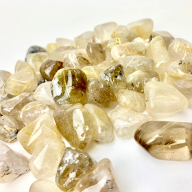 *Golden Rutilated Quartz | Tumbled - 15-25mm - KILO LOT - Brazil