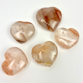 Hematoid Quartz Heart | 40-50mm