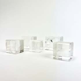 *Clear Quartz Cube | 25-35mm Brazil