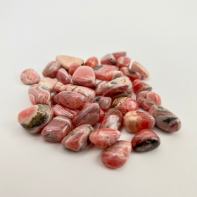 Rhodochrosite | Tumbled | 100 gram bag | 5-15mm