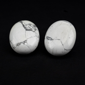 White Howlite Palmstone