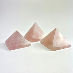 Rose Quartz | Pyramid | 75-100mm | Brazil