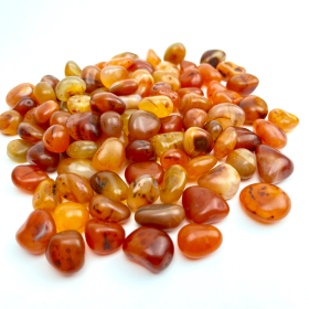 Carnelian | Tumbled | 15-25mm | 1 lb | India