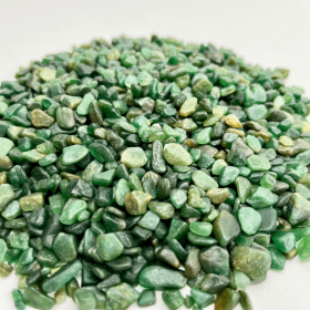 Green Aventurine | Tumbled Chips | 1lb | 4-7mm | India