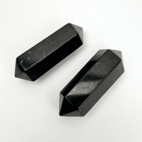 Shungite Double Terminated Points | 70-75mm