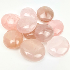 Rose Quartz Palmstone | 35-40mm | Madagascar