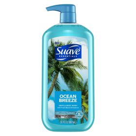 Suave Essentials Body Wash Ocean Breeze, 30 oz