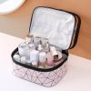 Double layer cosmetic storage bag (pink)