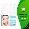 Facial Patches for Wrinkles. Pack of 160 Face Strips of Various Shapes. Reusable Wrinkle Patches for Smoothing Eye, Mouth, Forehead Wrinkles. Invisibl