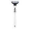 TRUEFITT & HILL - Wellington Mach III Chrome Razor - Porcelain 001097 1pc