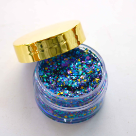 Tinsel Face Glitter (Color: Moon Glow)