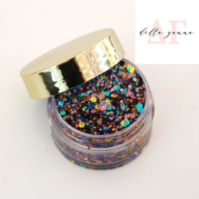 Tinsel Face Glitter (Color: Delta Gamma)