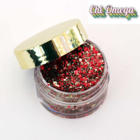 Tinsel Face Glitter (Color: Chi Omega)