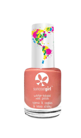 Suncoatgirl water-based peel off nail polish for kids (Color: Creamsicle (pearly bright coral), size: 9ml/ea)