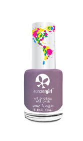 Suncoatgirl water-based peel off nail polish for kids (Color: Purpose of The Day (creamy violet), size: 9ml/ea)