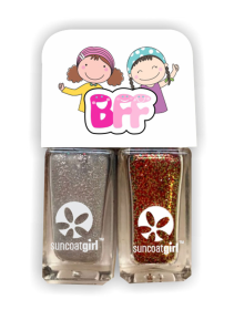 BFF Duo Nail Polish Sets Holiday Addition (2 piece set) (Color: Glimmer Glam, size: 2 x 5ml)