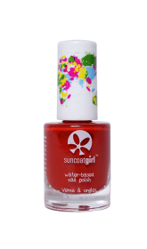 Suncoatgirl water-based peel off nail polish for kids (Color: Strawberry Delight (Burgundy red), size: 9ml/ea)