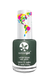 Suncoatgirl water-based peel off nail polish for kids (Color: Gorgeous Green (vegan\, pearly soft green), size: 9ml/ea)