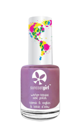 Suncoatgirl water-based peel off nail polish for kids (Color: Princess Purple (metallic purple), size: 9ml/ea)