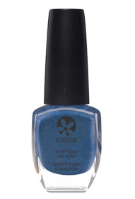 Suncoat Water-based Nail Polish (Color: Peacock Blue (Vegan), size: 11ml / 0.37oz)