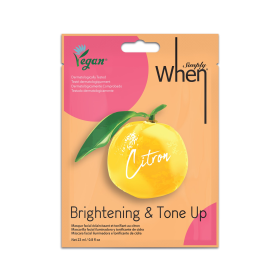 Vegan Citron Brightening & Tone Up Sheet Mask - Simply When (size: 230 ml / 8 fl oz)