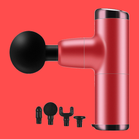 No More Sore Mini Massager And Muscle Toner (Color: Bold Red)