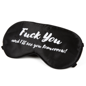 Allusion Novelty Sleep Mask (11 Styles) (Color: See You Tomorrow)