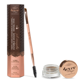 Double Shade Eyebrow Gel and Brush (Color: Abracadabra Black)