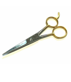 Barber Hair Cutting Scissors Gold Ice Tempered (size: 5.5")