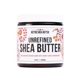 Unrefined Shea Butter (size: 8 oz - Jar)