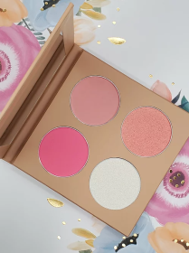 Four Shades Blush Palette (Color: Pink/White)