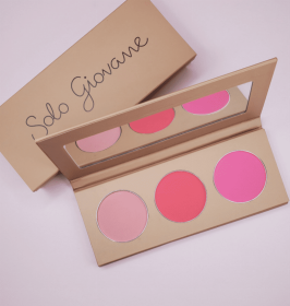 Three Shades Blush Palette (Color: pink)