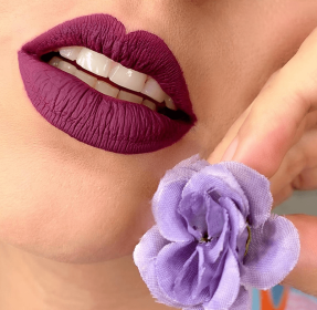 Matte Liquid Lipstick (Color: Purple Shade 13, size: 36mL)