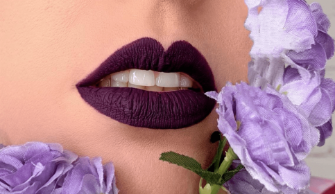 Matte Liquid Lipstick (Color: Purple Shade 1, size: 36mL)