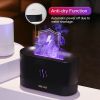 Upgraded Flame Diffuser DQ701A 180ml Aromatherapy Oil Diffuser Ultrasonic Cool Mist Diffuser with Waterless Auto Shut-Off Protection; 5 Color Flame Li