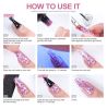 Nail Set With Nail Lamp Nail Dryer Nail Drill Machine Manicure Set Kit Soak-off Nail Art Tool Set Poly UVGel Nail Gel Polish Set